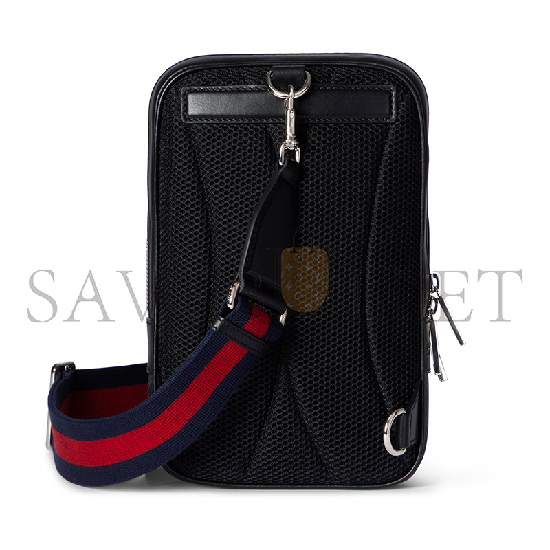 GUCCI GG BLACK SMALL SLINGBAG 822073 (17.5*7*6cm) GUCCI GG BLACK SMALL SLINGBAG 822073 (17.5*7*6cm)